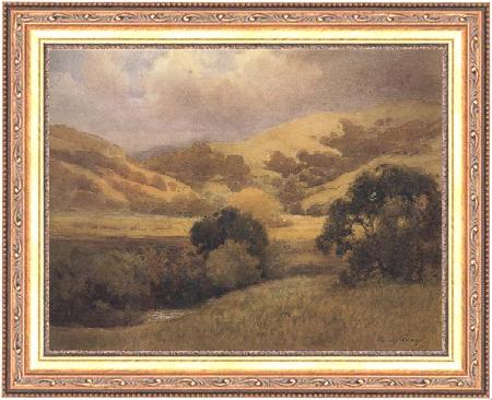 framed  unknow artist California landscape, Ta3070-1